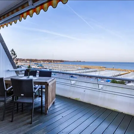 Panoramablick Und Den Strand Direkt Vor Der Tuer Kiel Exterior foto
